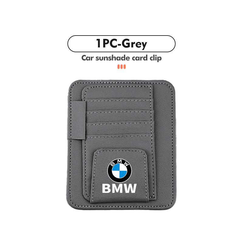 BBIF1 For BMW Multifunctional Car Sun Visor Storage Bag Credit ID Card Holder Clip G30 G20 M3 M5 E91 E92 E93 E36 E70 X3 X4 X5 X1 E39