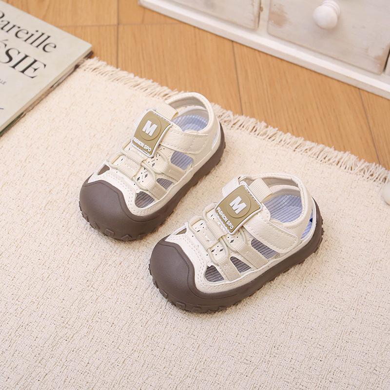 Unisex Kids Breathable Velcro Beach Sandals