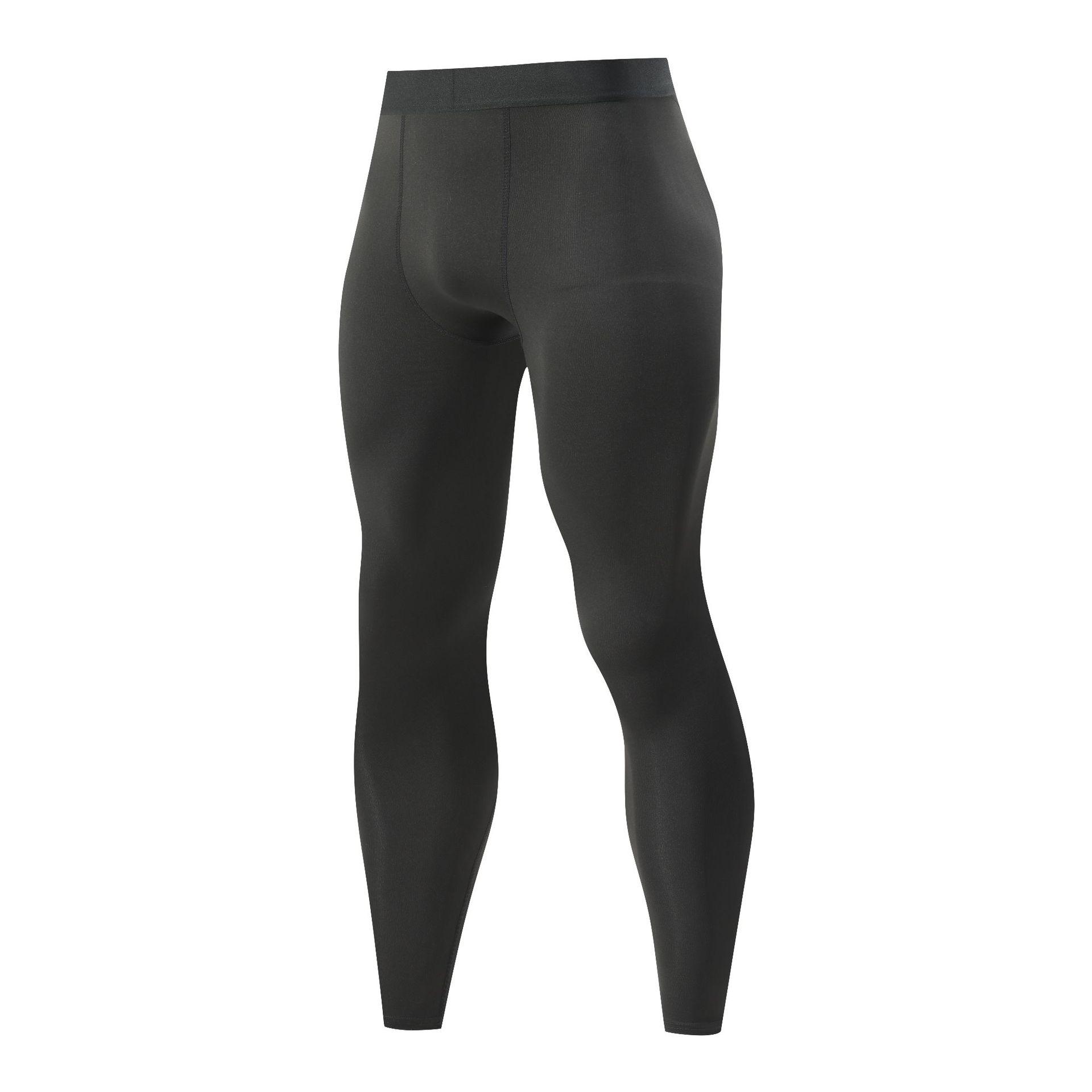 Men s Quick Dry Compression Running Pants - Slim Fit, High Elastic, Tight Base Layer for Sports and Fitness. S