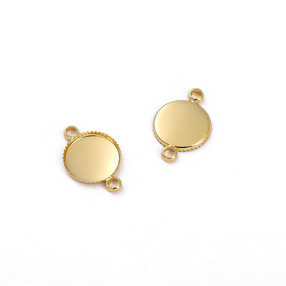 

Медное круглое двойное подвесное кольцо, пустая поверхность, опора для изготовления ювелирных изделий своими руками, аксессуары для рукоделия 02 10mm