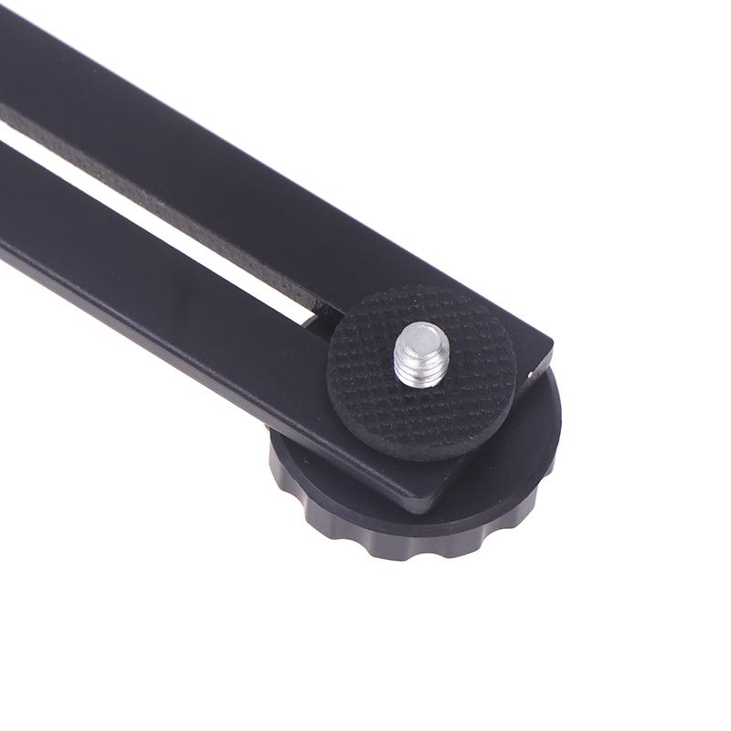 Dual Camera Mount Tripod Bracket Camera Flash Brackets Extension Bar With 1/4" Screw For Camera Dslr Led Light Stand Microphone