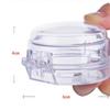 2 Pcs Switch Cover Child Proof Stove Oven Knob Covers Gas Stove Knob Cover Oven Child Safety Lock Clear/Black Stove Guard Proof
