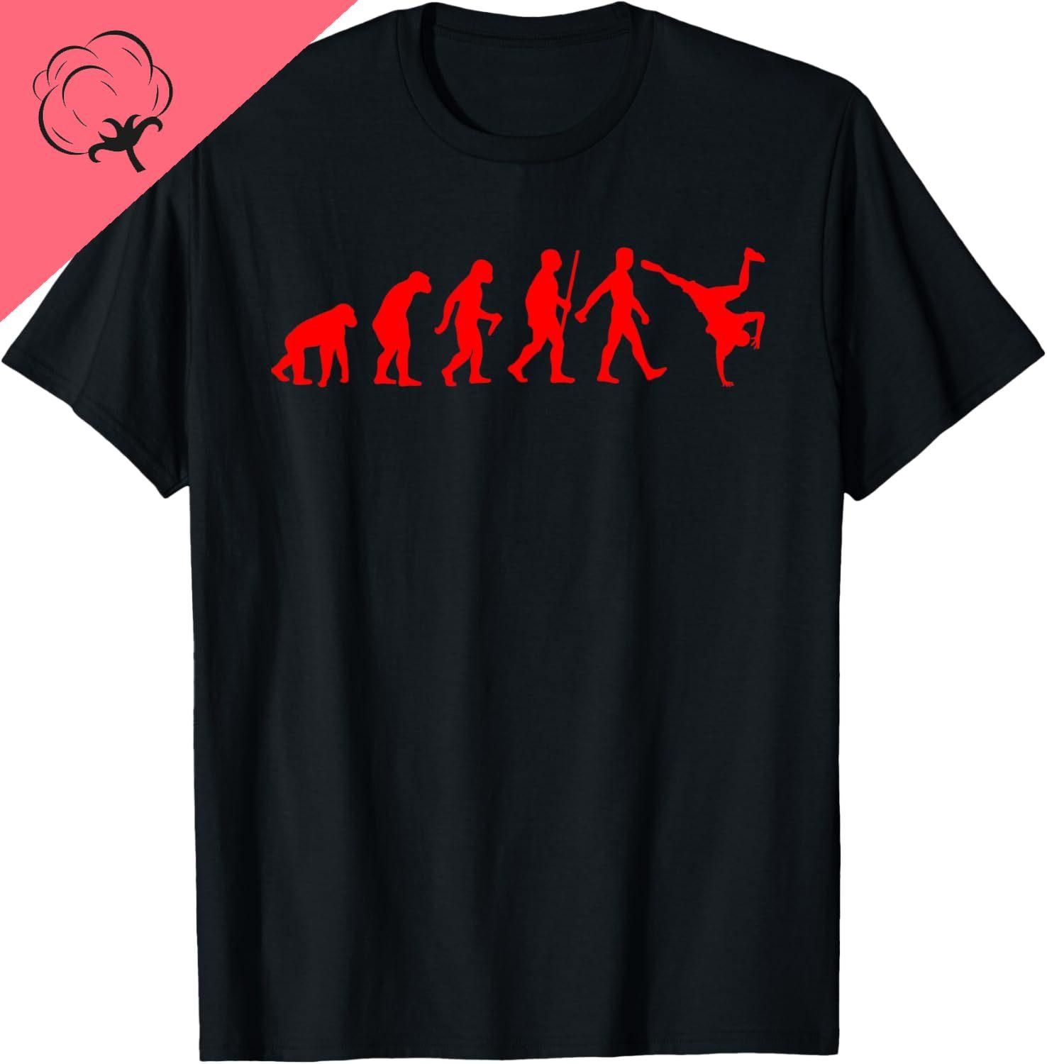 Funny Break Dancer Gift Break Dancing Hiphop Street Dance Cotton Unisexs Clothing Customizable Graphic T Shirts Camisas Streetwear S