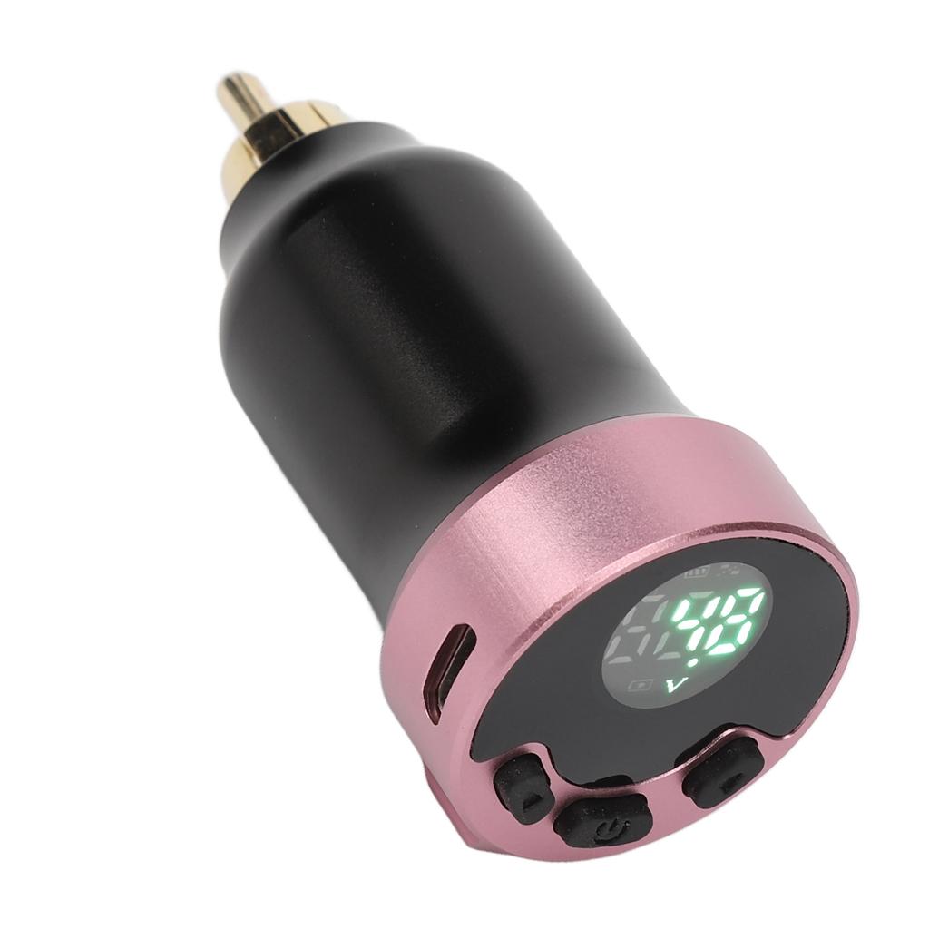 Kabellose Tattoo-Stromversorgung LCD Digitalanzeige 4-12V 1600mAh Tattoo-Stift-Akku