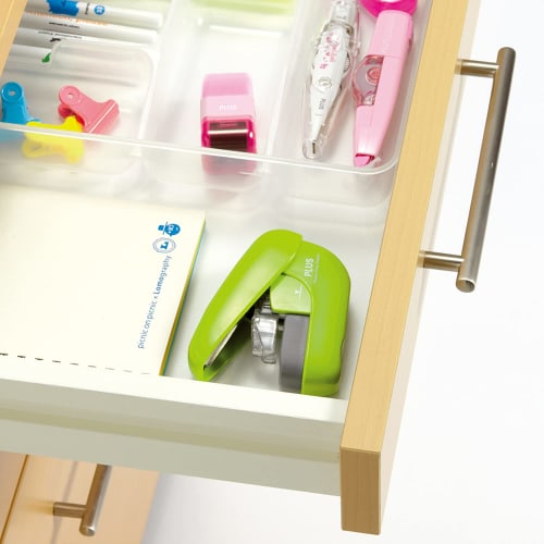 Plus Plus Klammerloser Hefter Papierklemmer Grün SL-106NB 31-123