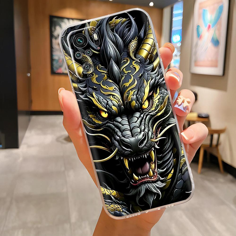 For Xiaomi Redmi Note 10 4G Case Note 10S Cute Painted Soft Silicone Back Cover For Redmi Note 10 Pro Max Clear Full Phone Cases