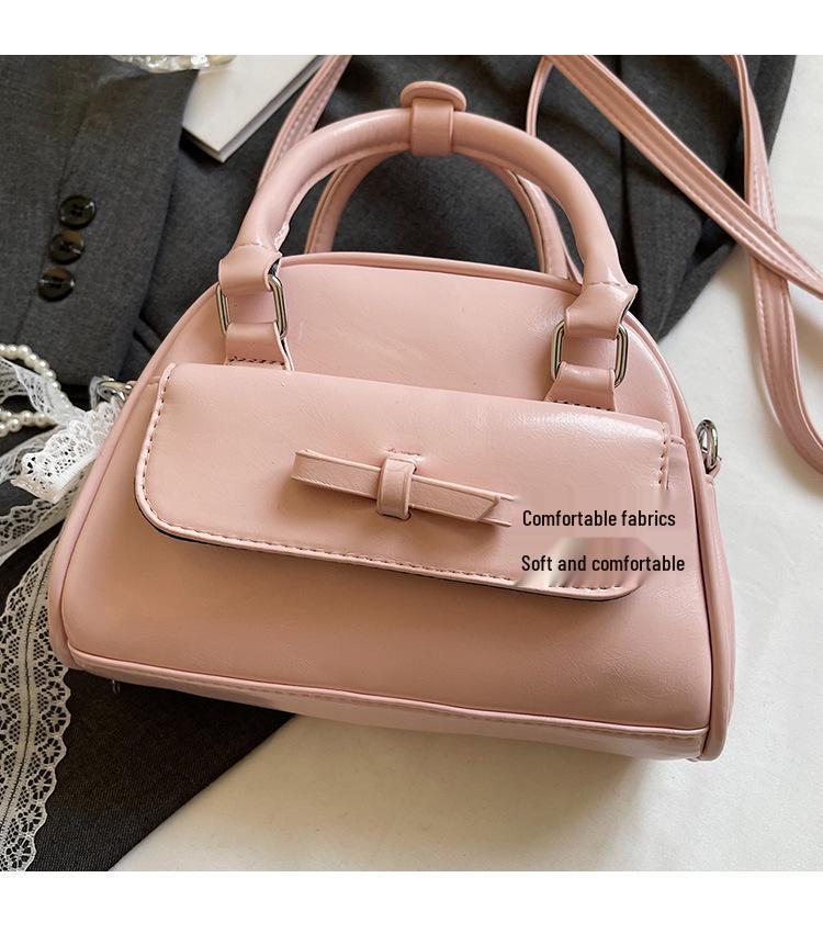 Women's Spring/Summer 2025 Korean-Style Ribbon Crossbody Handbag