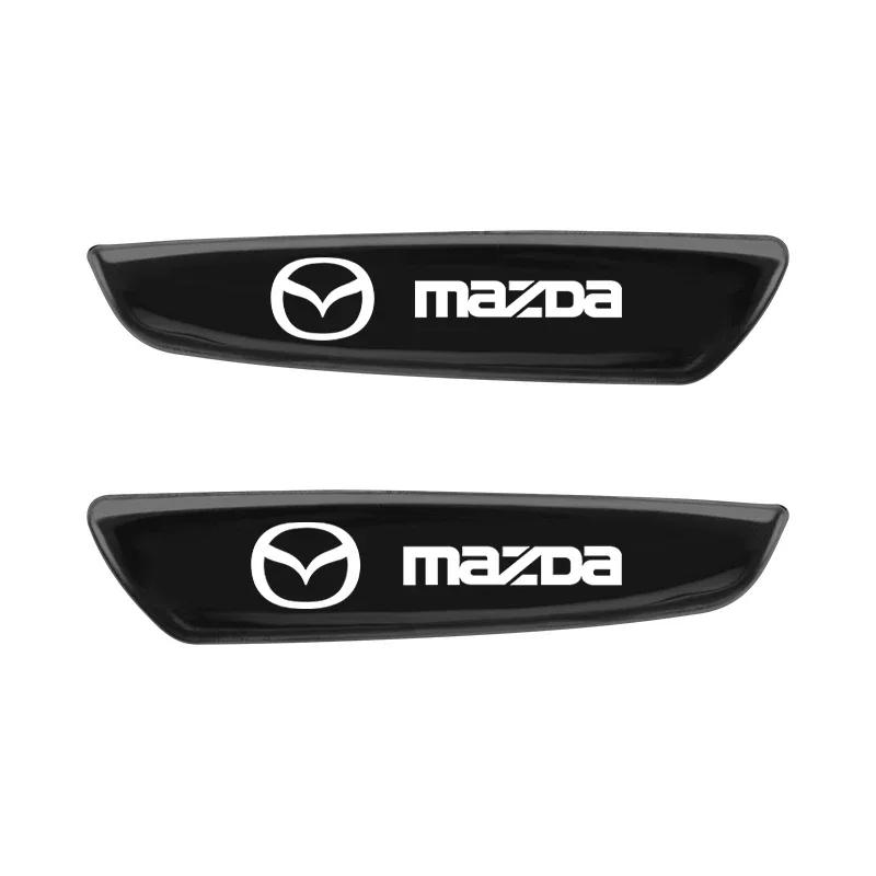 

2025 Hot Car Metal Decoration Fender Side Sticker Car Door Metal anti-collision strip For Mazda 3 Atenza Axela CX5 MP MS чёрный