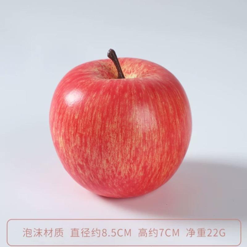 Simulierte Apfel Fälschung Roter Apfel Modell Künstliche Früchte Schmuck Opferfrüchte Skulptur Handwerk Fotografie Dekorations Requisiten