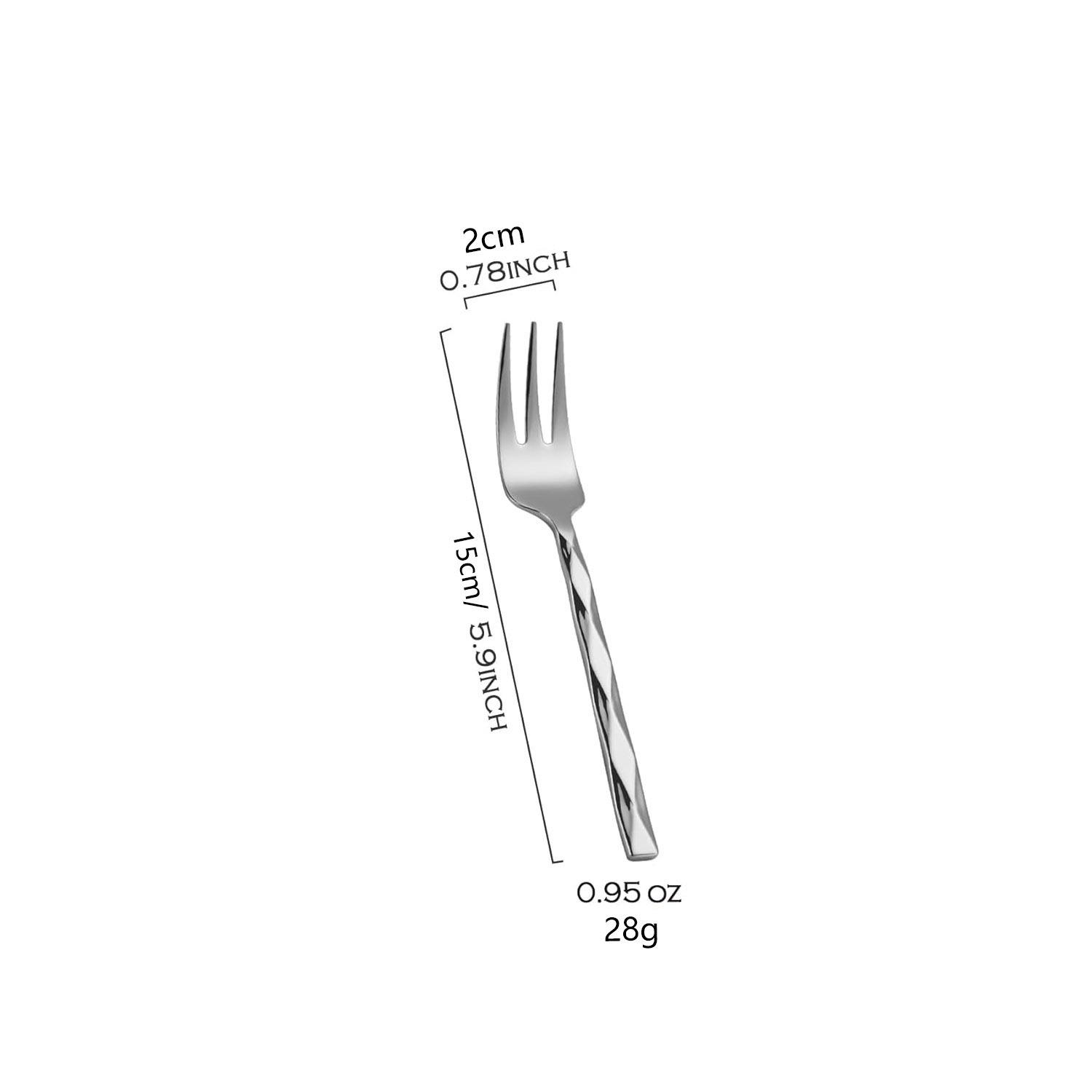 

304Dinner set stainless steel with diamond design, covered with square shank, fork Simple, knife, spoon, fork, tea sets dining