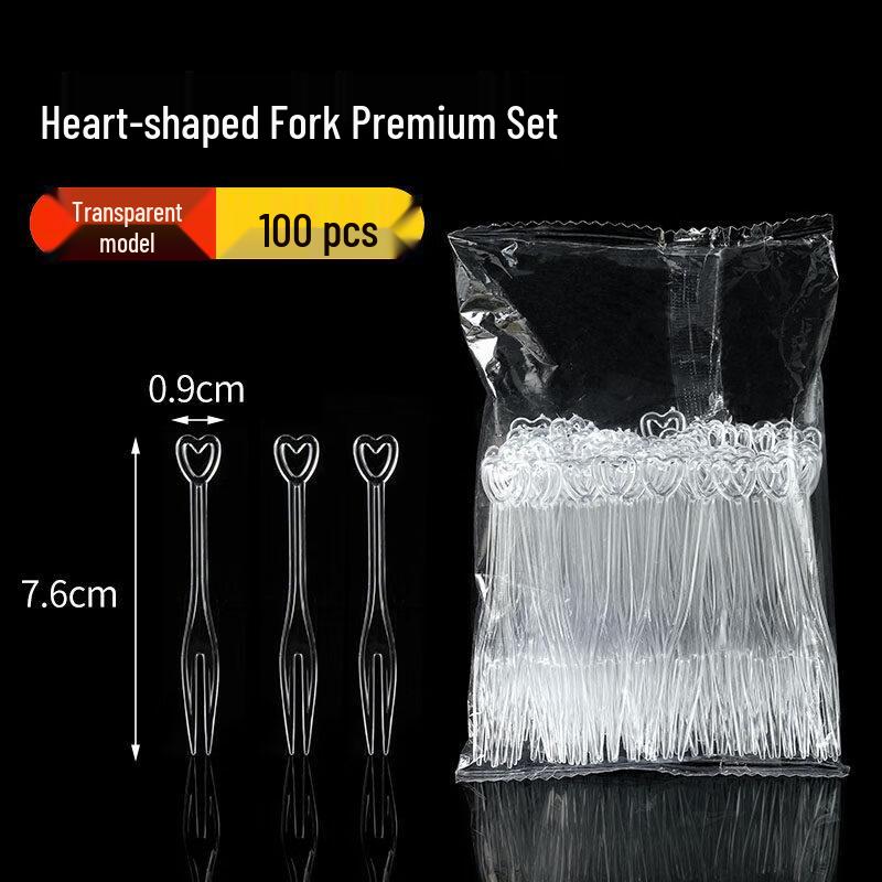 Disposable Plastic Fruit Forks