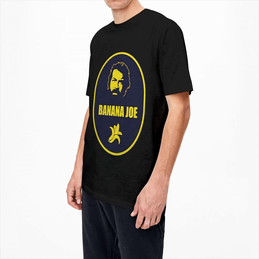 Bud Spencer T-Shirt Summer Banana Joe Telefilm Cinema Tv Idea Vintage T-Shirts Cotton Fashion Tshirt For Man Short Sleeve Tees