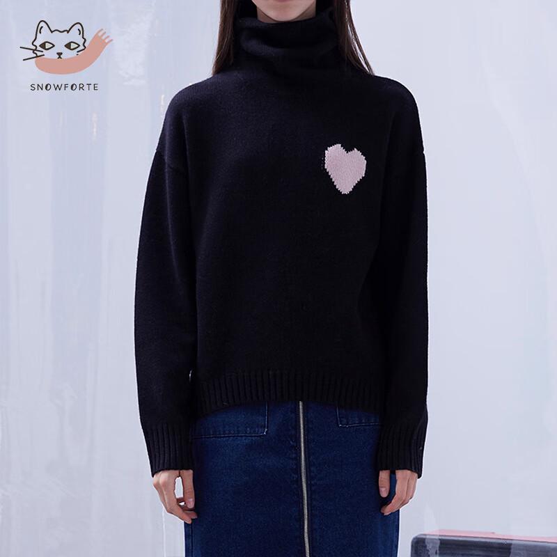 

Женский свитер с высоким воротом из кашемировой смеси Snuvord S