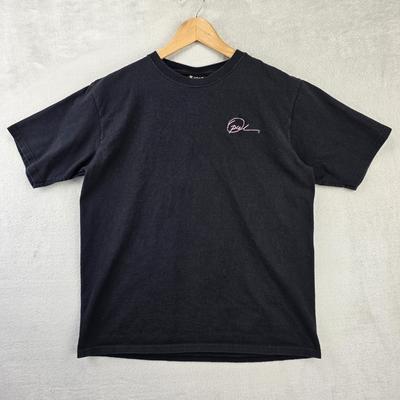 Vintage The Oprah Winfrey Show Shirt Mens Medium Black 90s Embroidered Unisex T-Shirt