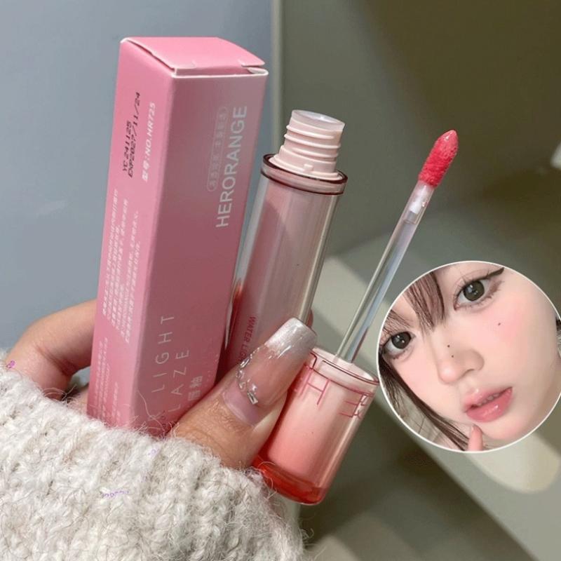 Mirror  Lip Gloss Makeup Water Light Glass Lip Glaze Plumping Waterproof Jelly Lip Tint Lipstick Moisturizing Beauty Lips