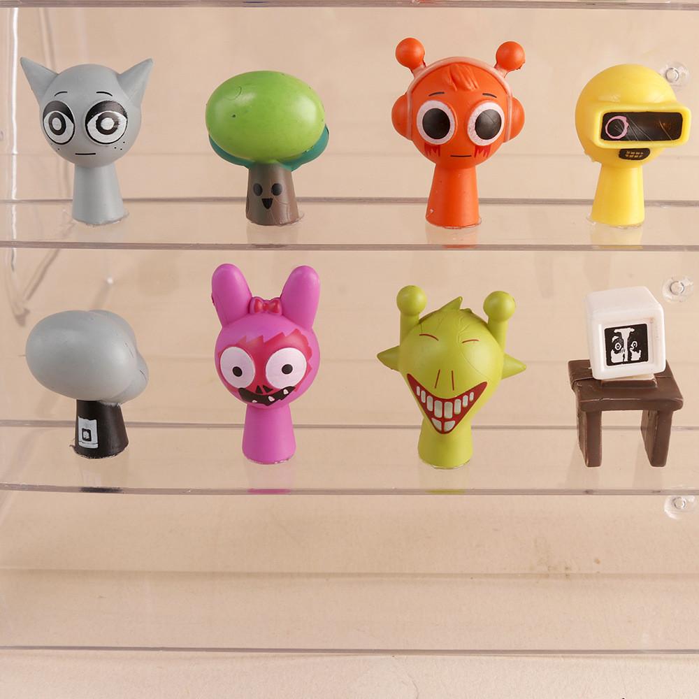 Sprunki Rhythm Box Animal Models Pvc Children Playroom Decor Toys Collectible