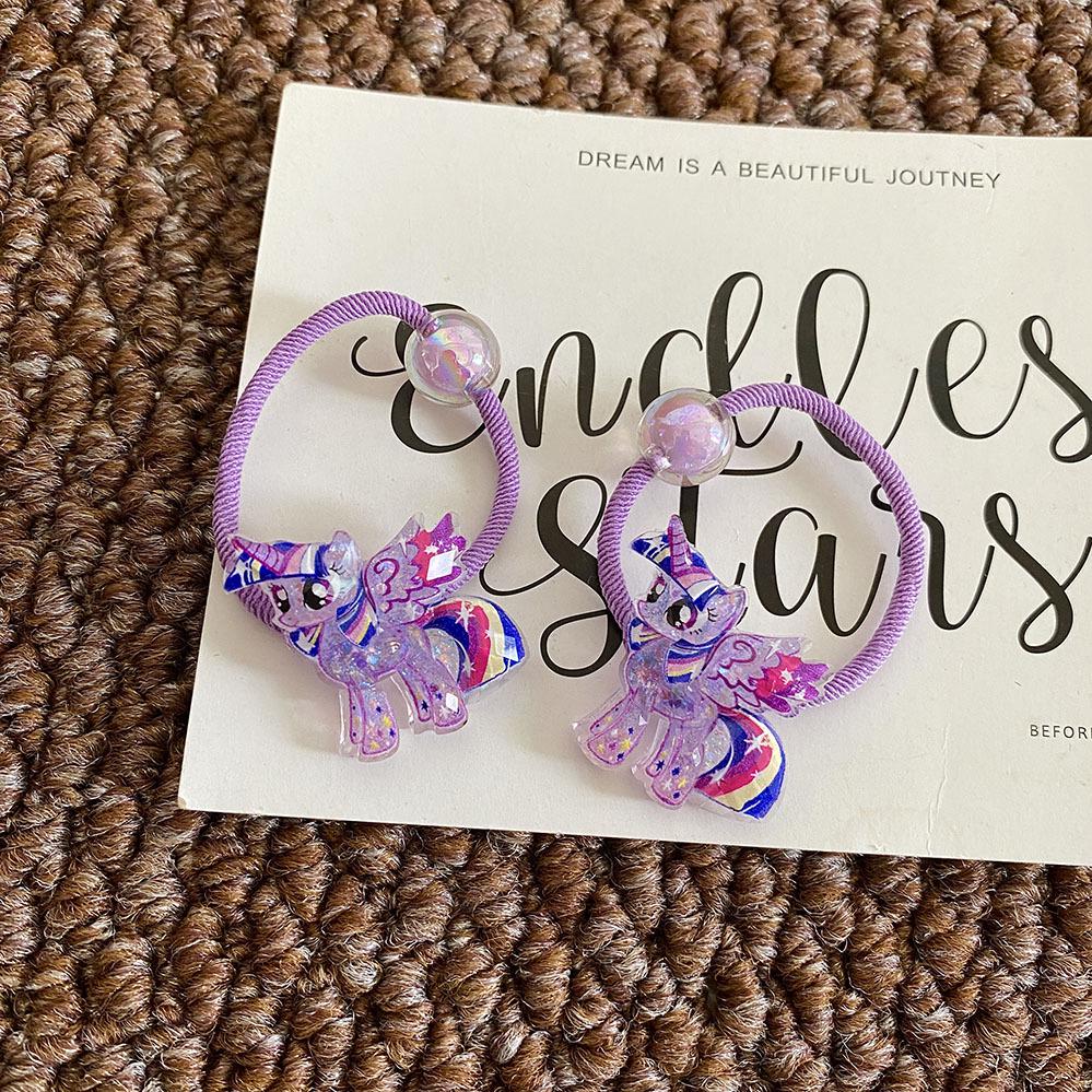 2025 New Style Girls' Little Pony Hair Ties – Cute, Gentle Hair Rings for Babies and Girls