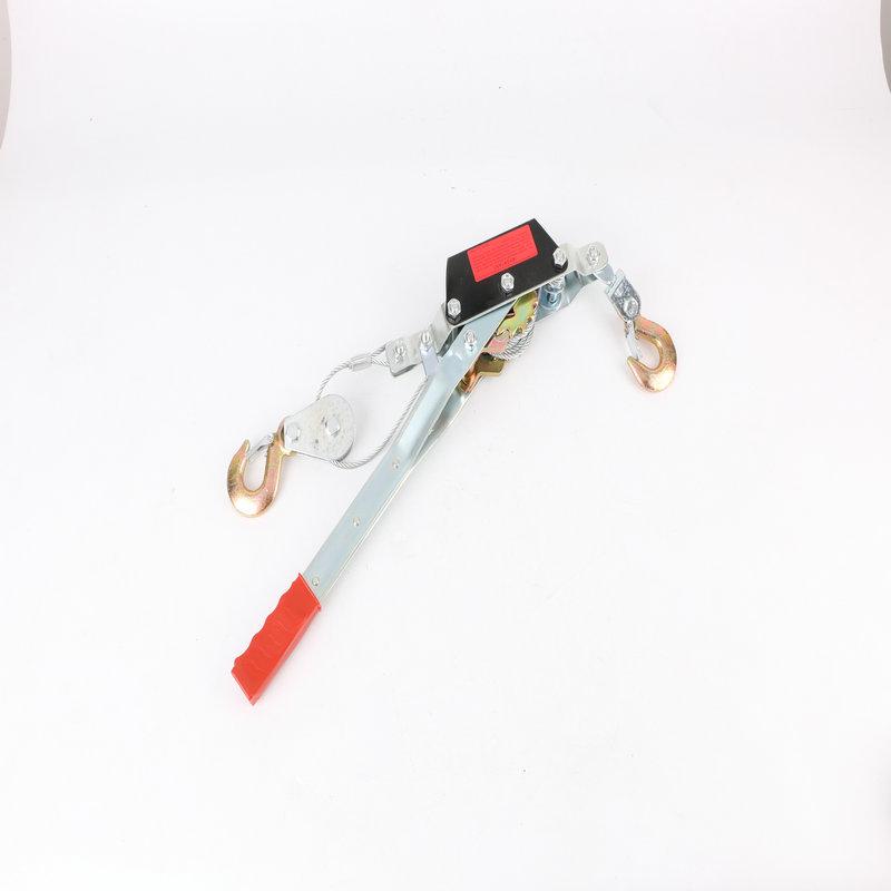 Multi-function Ratchet Hand Lever Binder - Steel Wire Rope Tightening Tool with Double Hook.