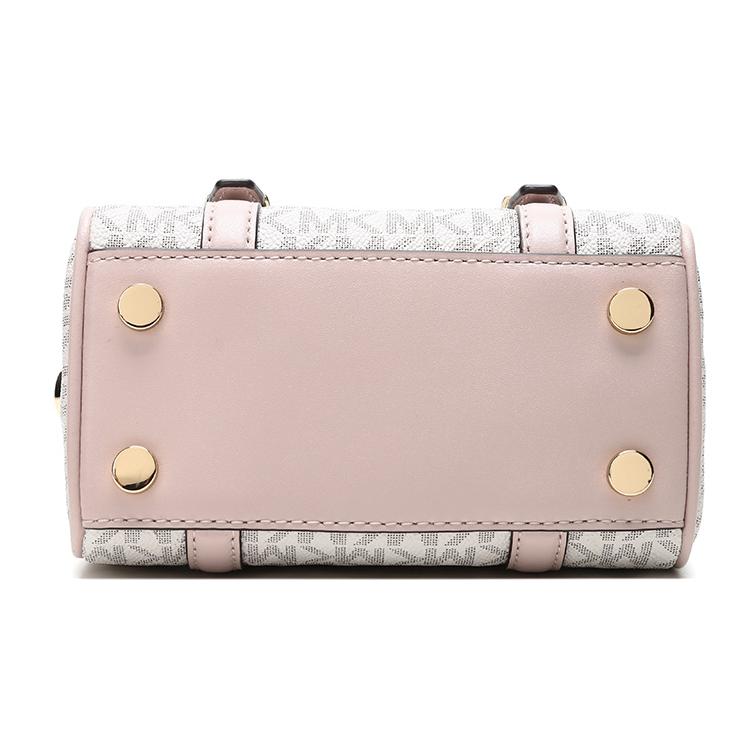 New MICHAEL KORS Bedford Artificial Leather Boston Bag One Shoulder Handbag Crossbody Bag Mini Women's Nude Pink 32F9G06C0B-173