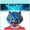 Maschera in Lattice Tigre Blu Cacciatori di Demoni Kpop per Halloween Cosplay e Feste a Tema
