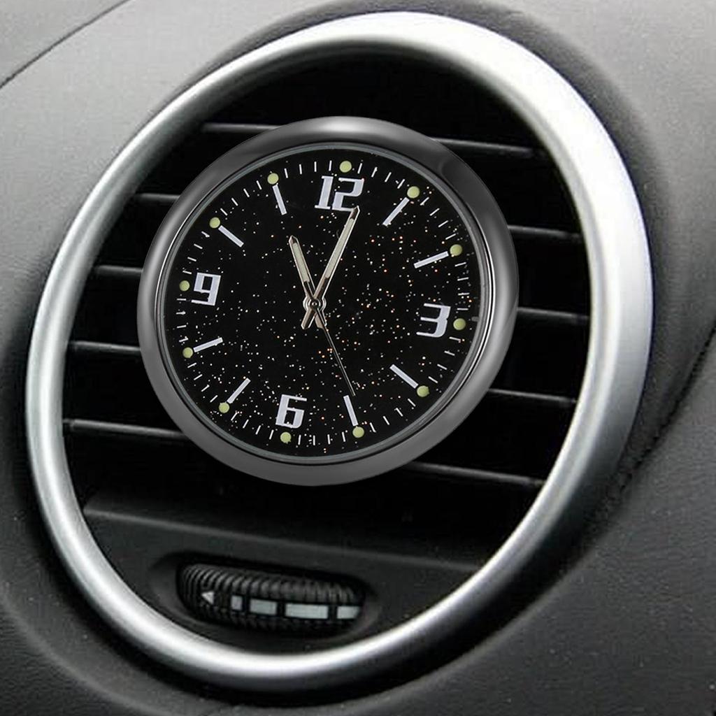 Small Car Clock Watch Glowing Accessories Stick On Portable Tiny Dash Digital Watch For Travel Driving Commuting Touring Men