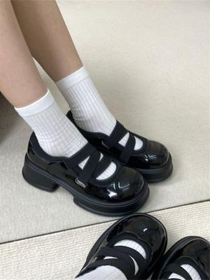 Mode Mary Jane Schwarz Gothic Japanischen Stil Lolita Hohe Auf Plattform frauen Schuhe Weibliche Schuhe Runde Zehe Slip A Mit Stilvolle