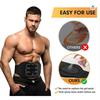 Portable Muscle Stimulator Belt for Abdomen Toning USB Rechargeable Home Fitness Body Massager