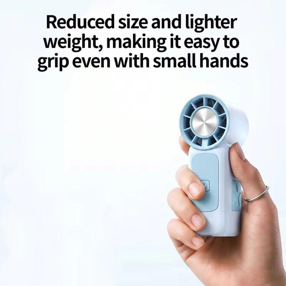 Strong Wind Cooling Small Fan High-Speed Electric Fan Portable Handheld Mini Fan Camping Travel