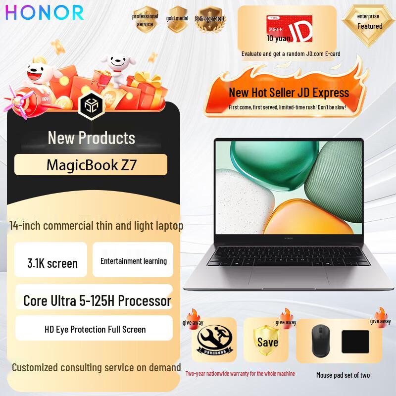 

HONOR MagicBook Z7 Thin & Light Laptop (CN version) 16GB RAM, 1TB SSD