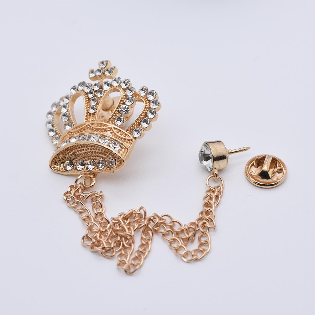 

Korean Metal Star Brooch Pin Crystal Lapel Pin Men s Suit Shirt Corsage Badge Dress Collar Luxury Jewelry for Women Accessories