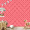 Wallpaper Geometric rhombuses coral, mountain coral 50x1000