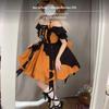 Halloween Pumpkin Witch Victorian Dress, JSK Cosplay, Princess Skirt L Set