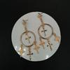 Women Metal Cross Design Earrings Long Alloy Engraved Delicate Earrings
