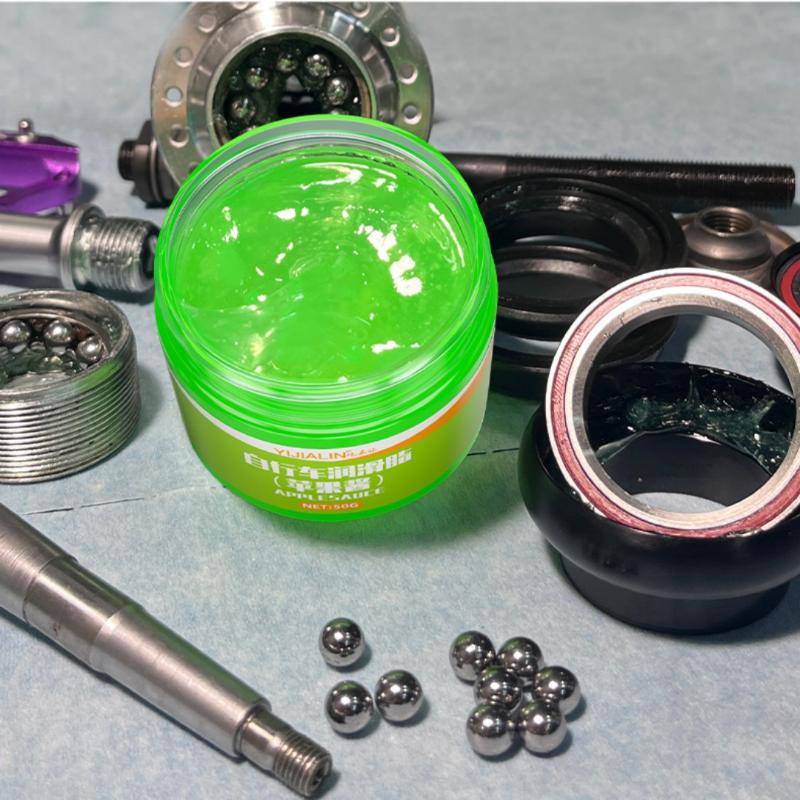 1/3/5Pcs Oil Lubricant Lube Lipid Elements For Shimano Sram 50G Bicycle Grease Green Applesause Bearing Grease Hub Bb Lubricants