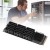  M.2 Nvme M Key PCIE3.0 X2 To 9 Port Serial ATA 3.0 Adapter Hard Drive Extension Card 