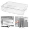 Plastic File Storage Box A4 Size Clear Stackable Organizer Container Documents Certificates Scrapbook Craft Art Supplies