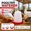1.5L 8L 15L Poultry Drinker Feeder Plastic Water Container Durable Bird Chick Waterer  Chicken Coop