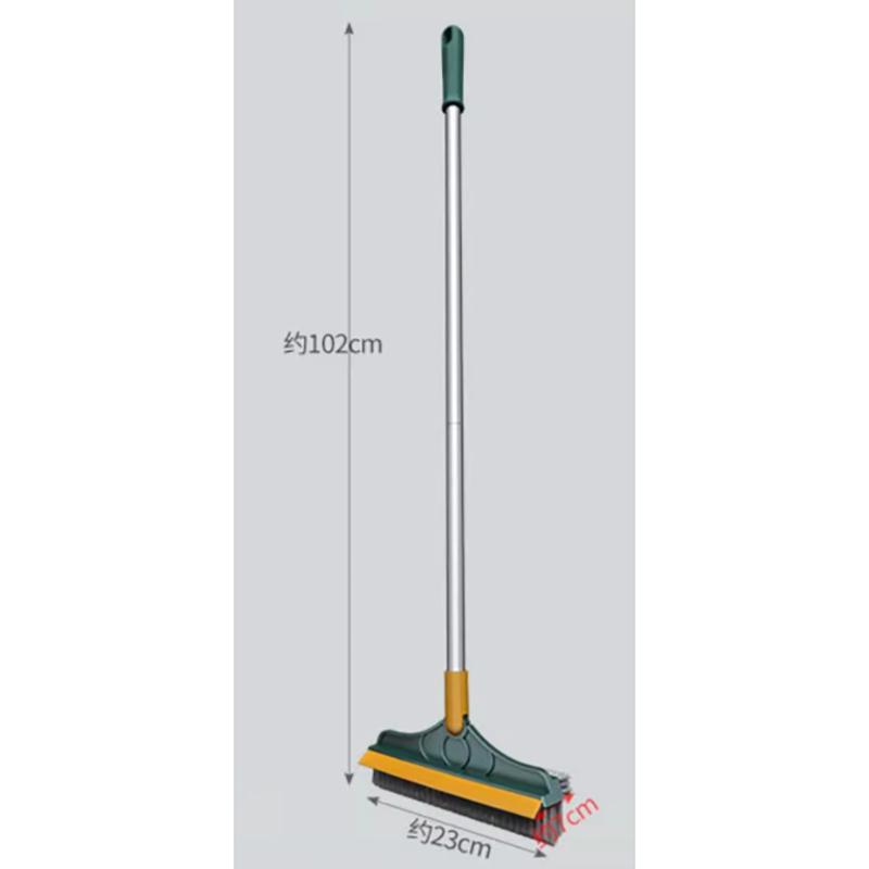 Crevice Cleaning Long Handle Stiff Bristle Triangle Floor Brush Bathroom Scraping Crevice Brush Scraping Floor Brush