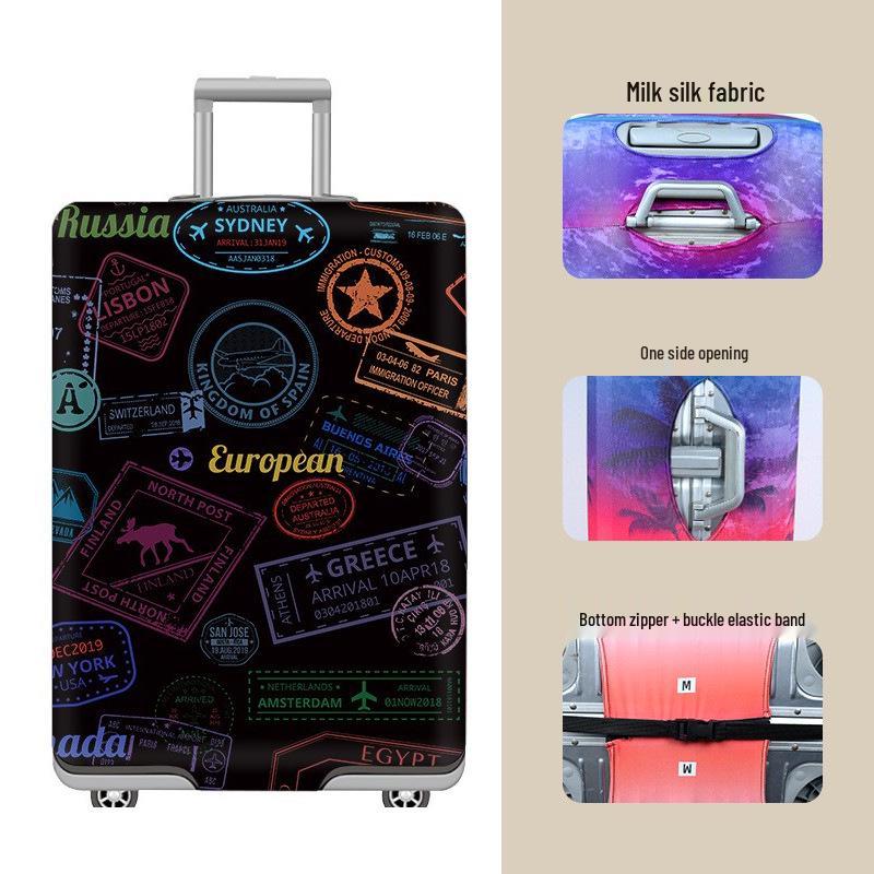 Waterproof Wear-Resistant Elastic Suitcase Protective Cover