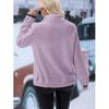 2026 Plush Half-Zip Sweatshirt - Cozy Fleece Hoodie W/ Kangaroo Pocket, Dog Walking to Coffee Run Athflow Essential