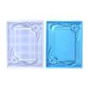 Photo Frame Decor Silicone Mold Semi-stereoscopic Flower Epoxy Mold Resin Casting Pendant Mold Suitable for Diy Craft