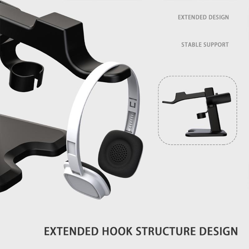 Charging Bracket Fashion Docking Station for Organize and Charger with Extension Hook Stable