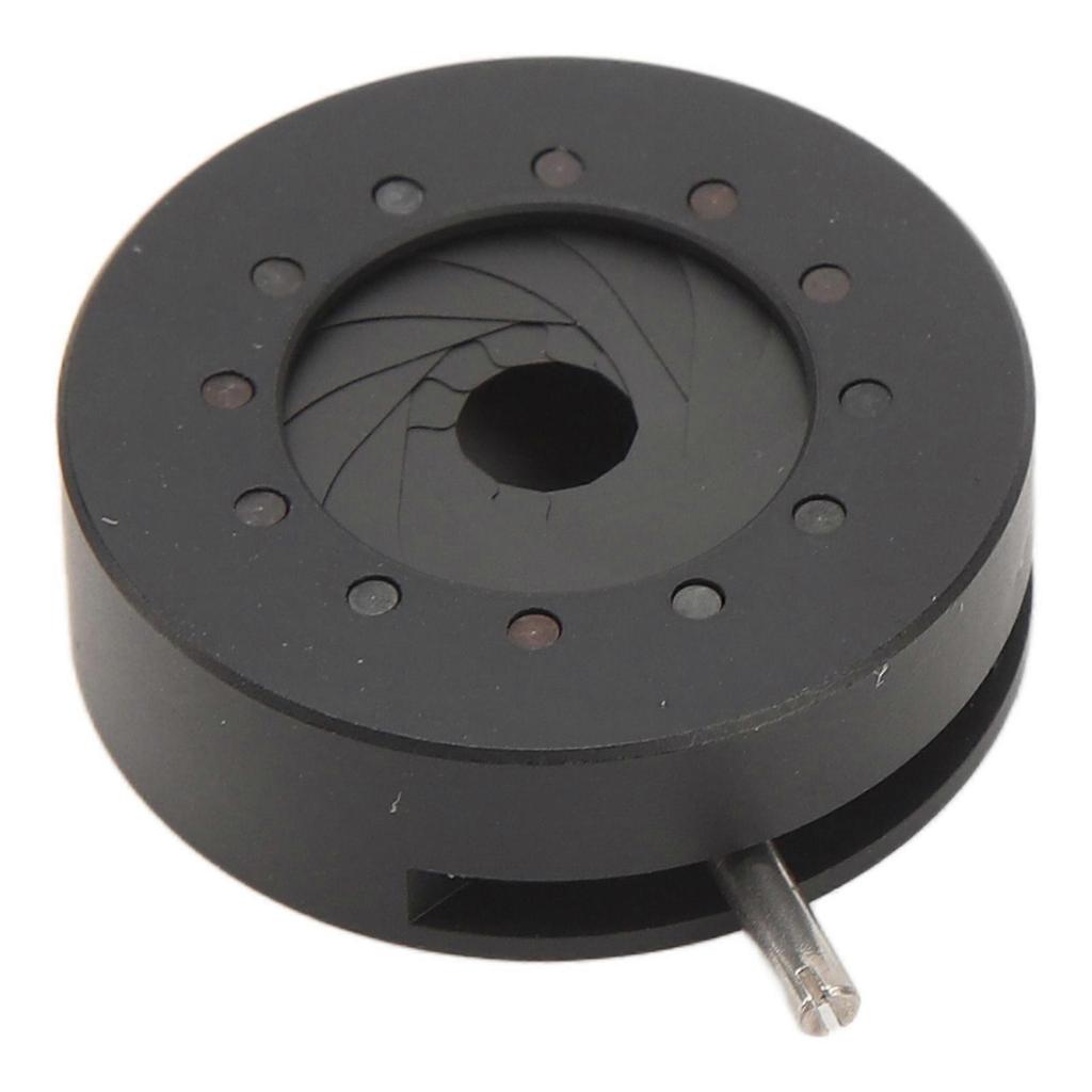 Aperture Diaphragm Manual Adjustable Aluminum 0.5?15mm 12 Blades Iris Diaphragm for Camera Microscopy