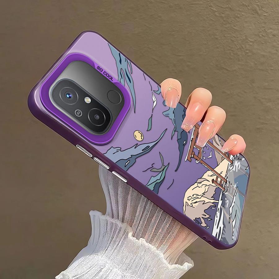Cartoon Anime Landscape Phone Cover Case for Xiaomi Poco X3 Pro C50 C51 C61 X3 NFC