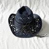 Straw Weave Sombrero Hat Hollow Out Western Cowboy Hats Bohemian Straw Hat  for Outdoor Holiday