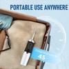 Water Dental Flosser Teeth Pick Portable Cordless Oral Irrigator Rechargeable Travel Irrigation Cleaner 3 Modes 4 Jets IPX7 Waterproof Electric