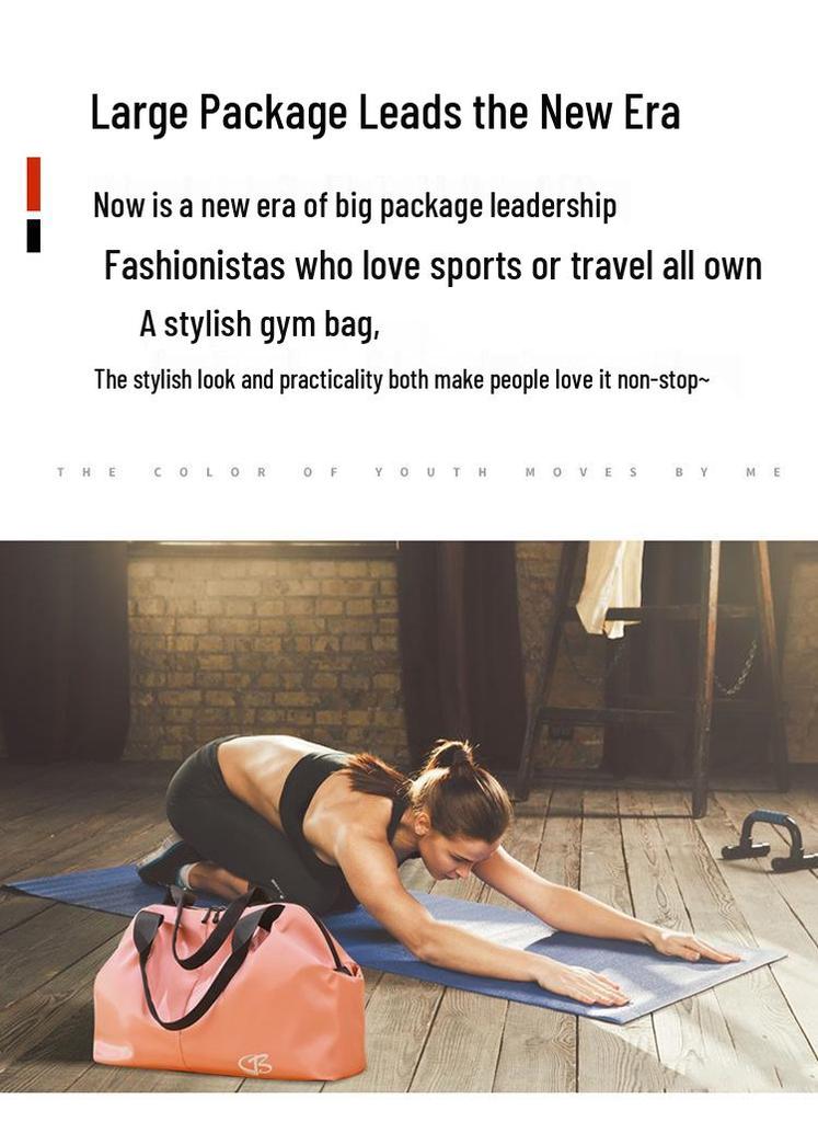 Women's Cute Lightweight Gym Bag with Wet/Dry Separation & Large Capacity - Perfect for Short Trips & Travel