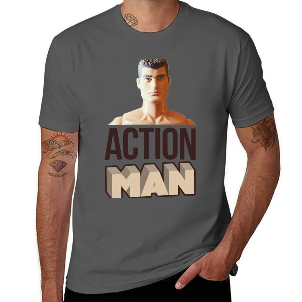 Action Unisex Tshirt Basic Regular Fit Casual Tshirt