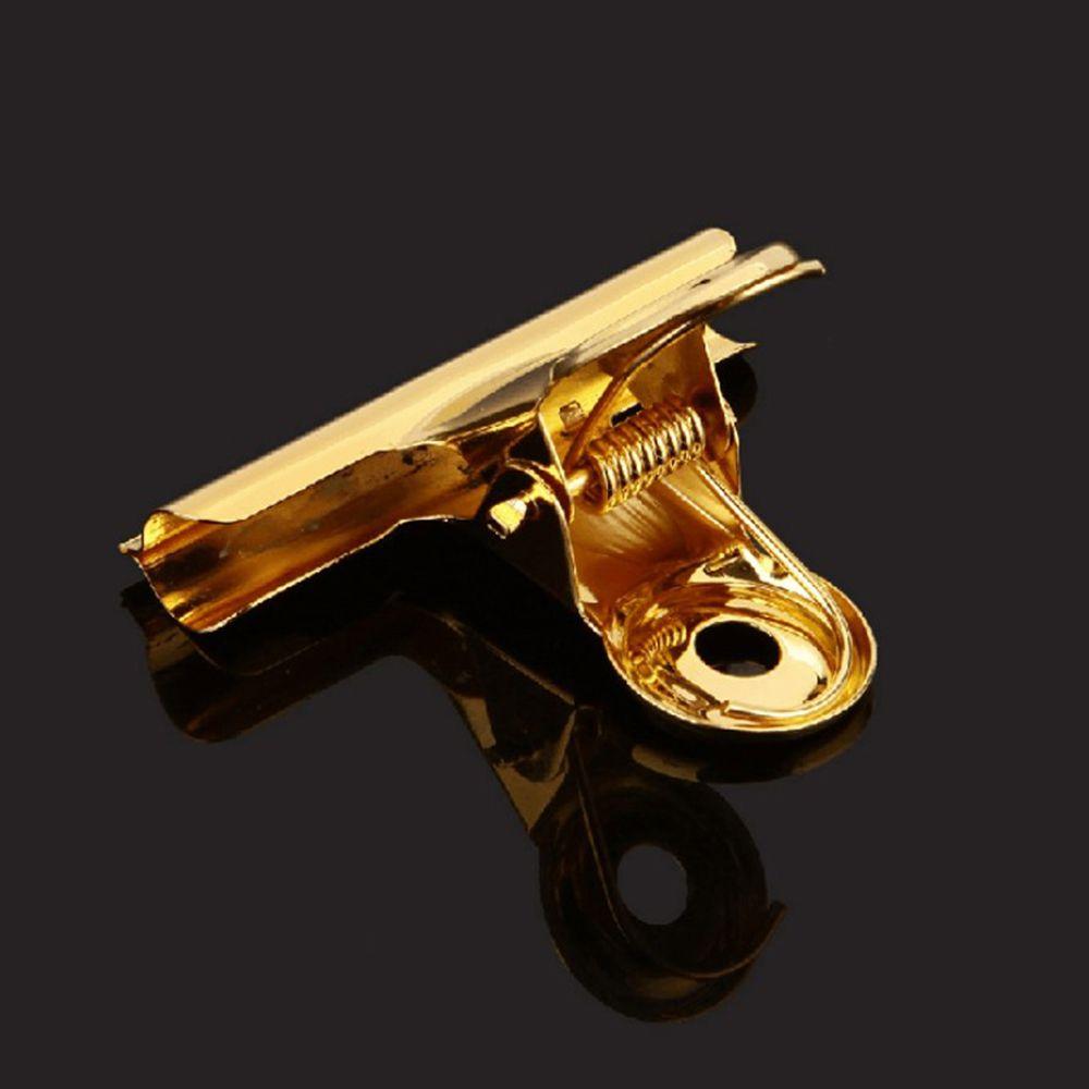 Clip Stainless Steel Photo Holder Stationery Ticket Clamp Round Metal Clamp Binder Clip Paper Clips