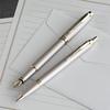 Parker IM Fountain Pen Monochrome Champagne CHT Fine Nib Gift Box 2173271